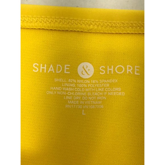 Shade And Shore Women's Size Large 12-14 Side Tie Cheeky Bikini Swim Bottom - Picture 5 of 8